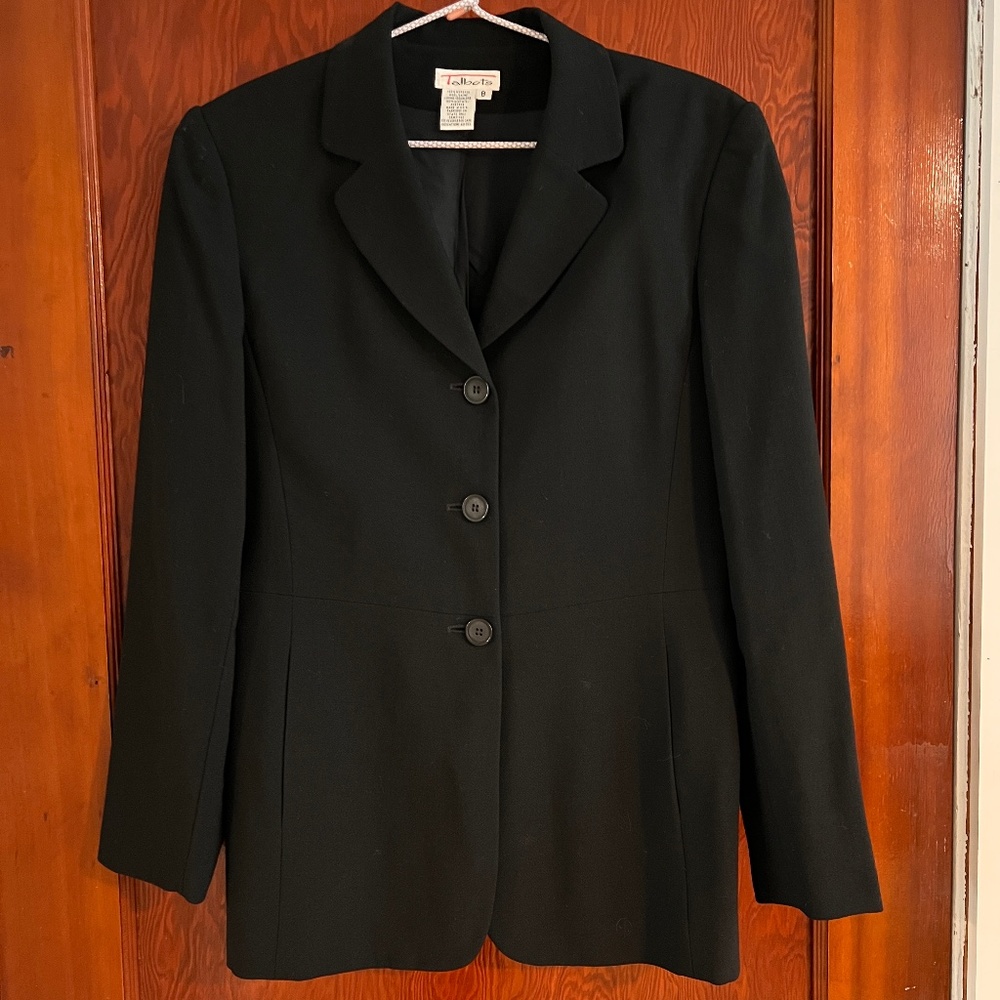 Black Talbot's Wool blazer size 8